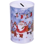 Копилка «Дед Мороз и пряничный домик» 8*12,5см