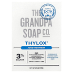 The Grandpa Soap Co., кусковое мыло для лица и тела, Thylox®, средство от акне, 92 г (3,25 унции)