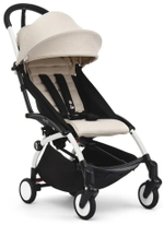 Коляска прогулочная Stokke YOYO3 рама белая White Bonpoint Beige