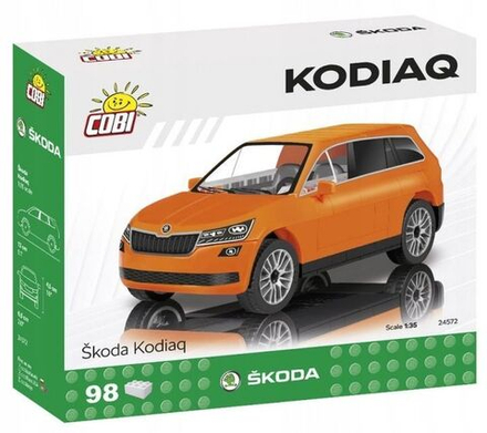 Конструктор пластиковый Cobi Skoda Kodiaq - Фиат Шкода Кодиак - 98эл. - Коби 24521