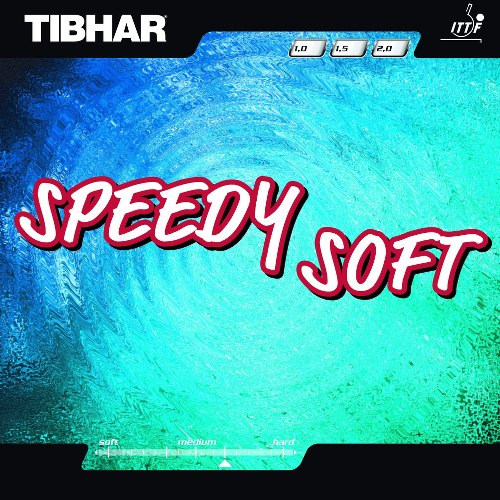 Накладка для ракетки Tibhar Speedy Soft 1.0 black