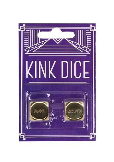 Золотистые игральные кубики Kink Dice (Цвет: золотистый)