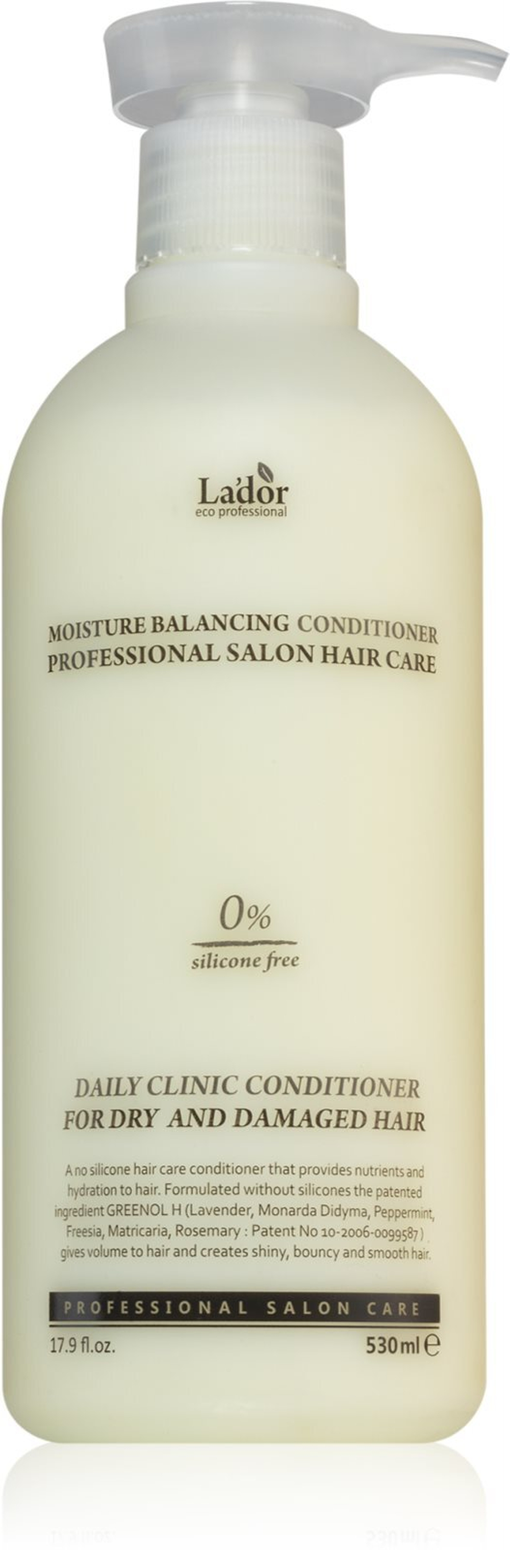 La'dor Moisture Balancing - увлажняющий кондиционер для сухих и поврежденных волос /   530  ml  / GTIN 8809500810612