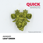 Акриловый маркер AK Interactive Quick Marker Leaf Green