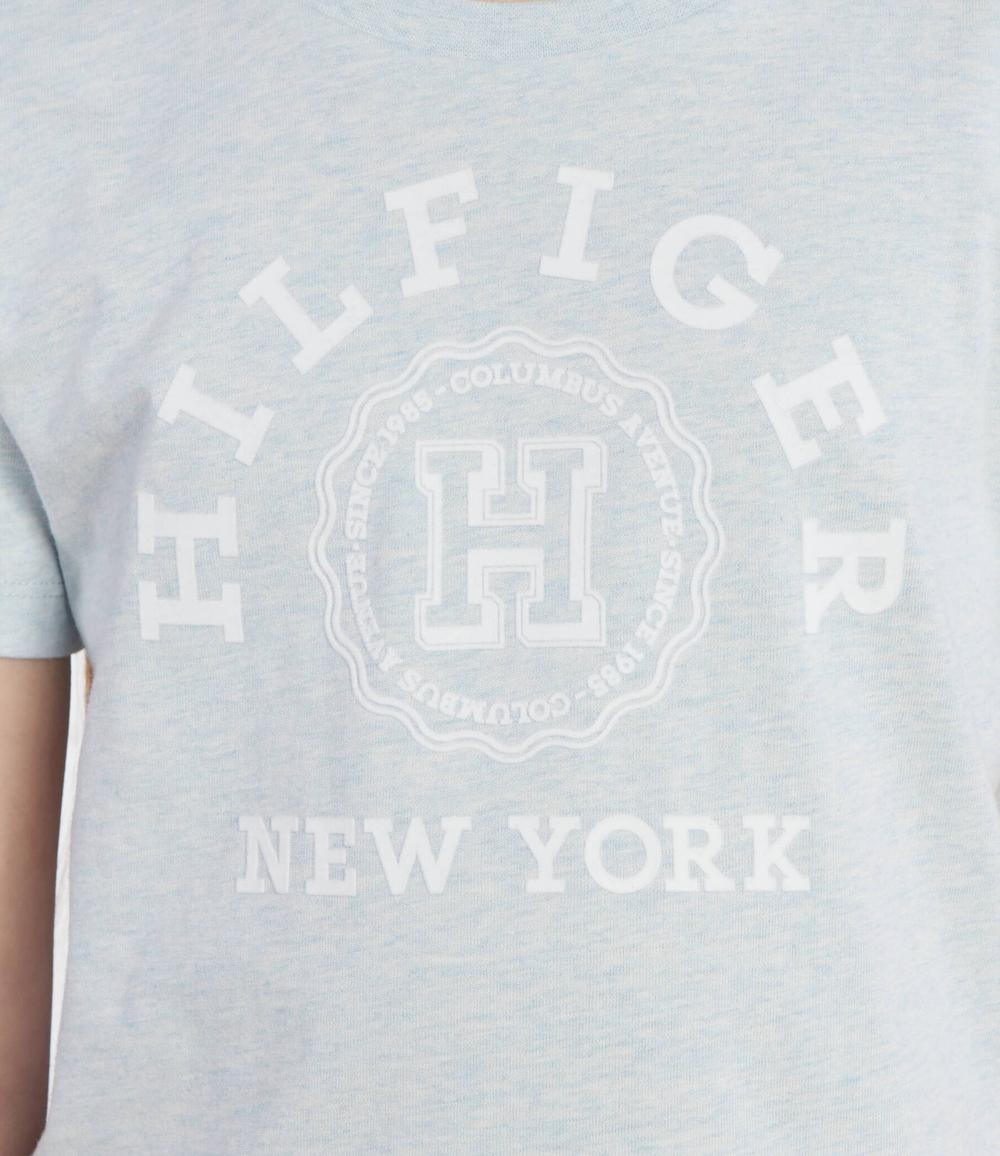 Футболка S/S Tommy Hilfiger - голубой(KG0KG07855)