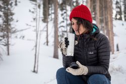 Термокружка Klean Kanteen TKWide Cafe Cap 16oz (473 мл) Brushed Stainless