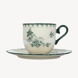 Чайная пара 210мл Дымов Керамика Цветущий боярышник