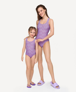 Купальник для плавания Grade Lilac, полиамид, детский