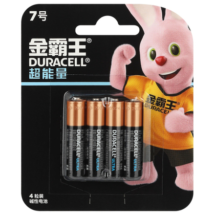 Батарейки Duracell ААА алкалиновые 1,5v 4 шт. LR03-4BL Ultra power (CN)