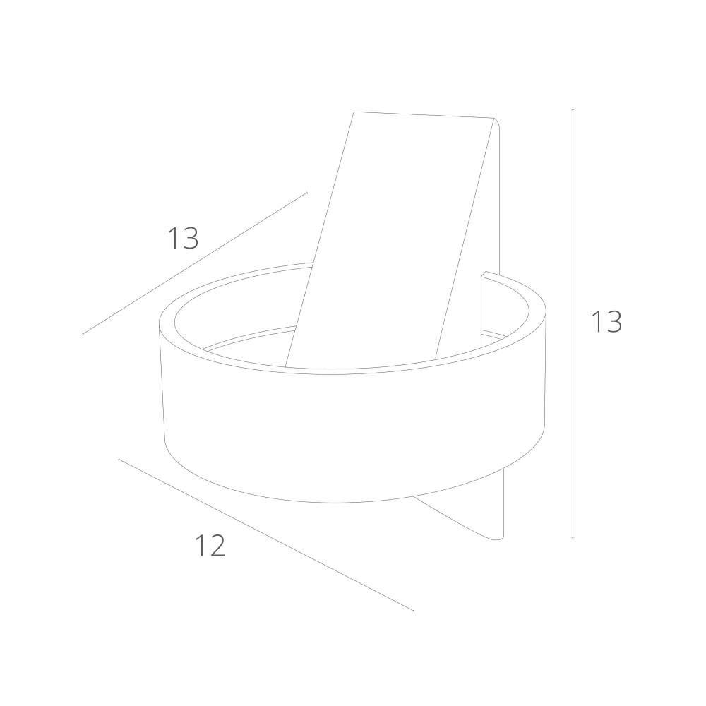 Светильник настенный Arte Lamp Anello A1705AP-1WH