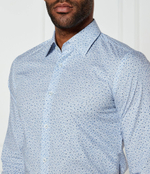 Рубашка H-HANK-kent-C1-214 BOSS BLACK - голубой(50533021)