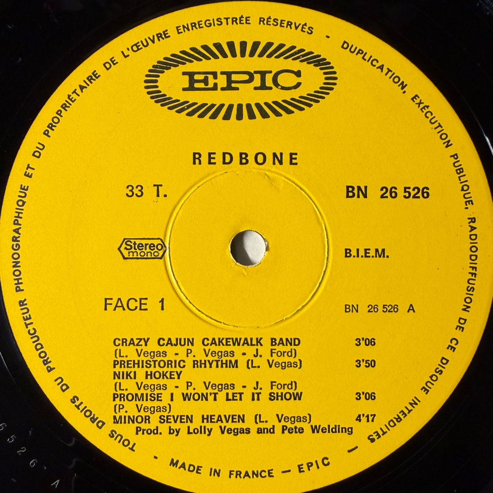 Redbone ‎– Redbone 2LP (Франция 1970г.) Т