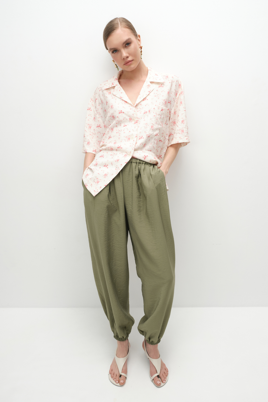 Брюки шаровары легкие