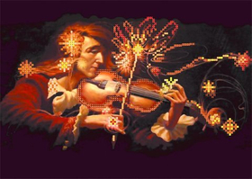 "Искры музыки"-4031 ткань с нанесенным рисунком