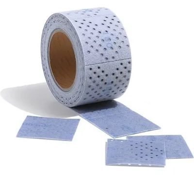 Шлиф.материал CERAMIC L712T в перфорир.рулонах 115мм х 12м на липучке с мультипылеотводом P80