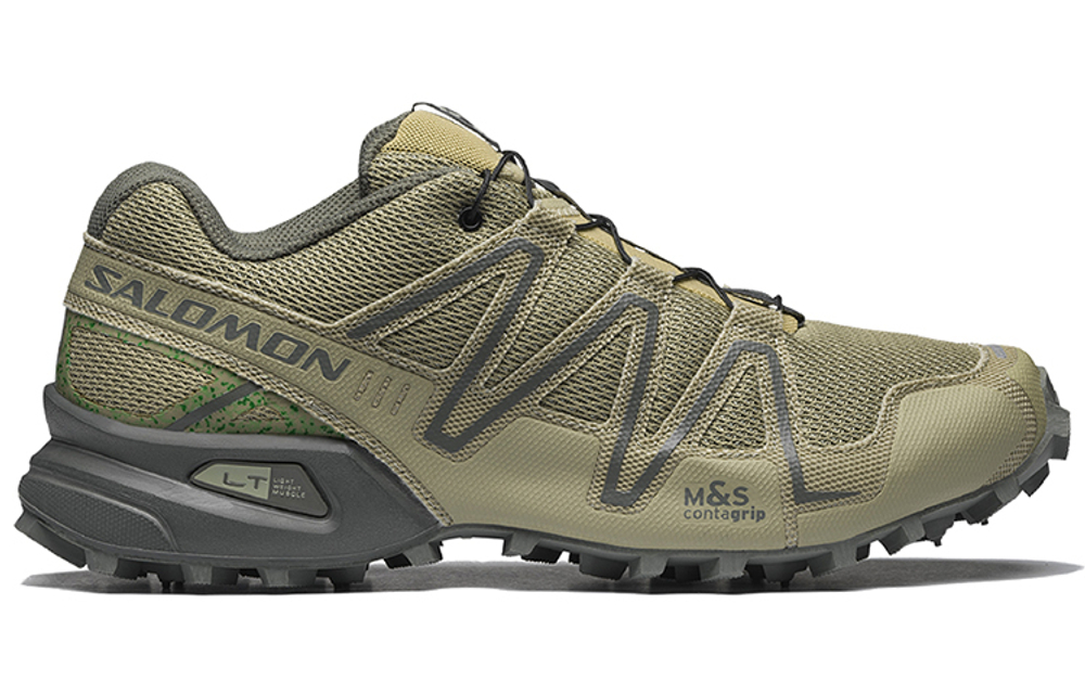 SALOMON Salomon Speedcross 3 non-slip low-cut outdoor functional shoes for men and women the same green