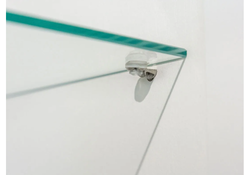 Витрина Ливерпуль белый / ясень ваниль