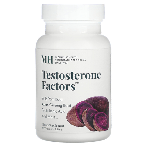 Michael's Health, Testosterone Factors, 60 вегетарианских таблеток