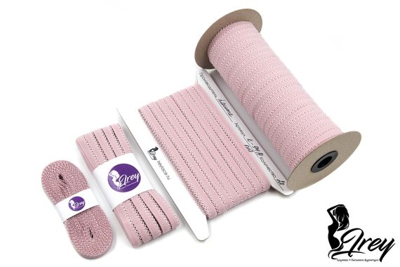 019 К-94/9 Резинка ажурная Lauma 9 мм, лотос 019