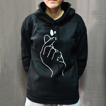 Толстовка "BTS / БТС - сердечко"