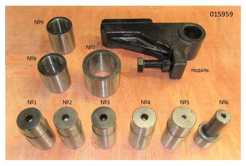 Гибочные приспособления для ТСС GW 40А/42A/42B (комплект из 10 предметов)