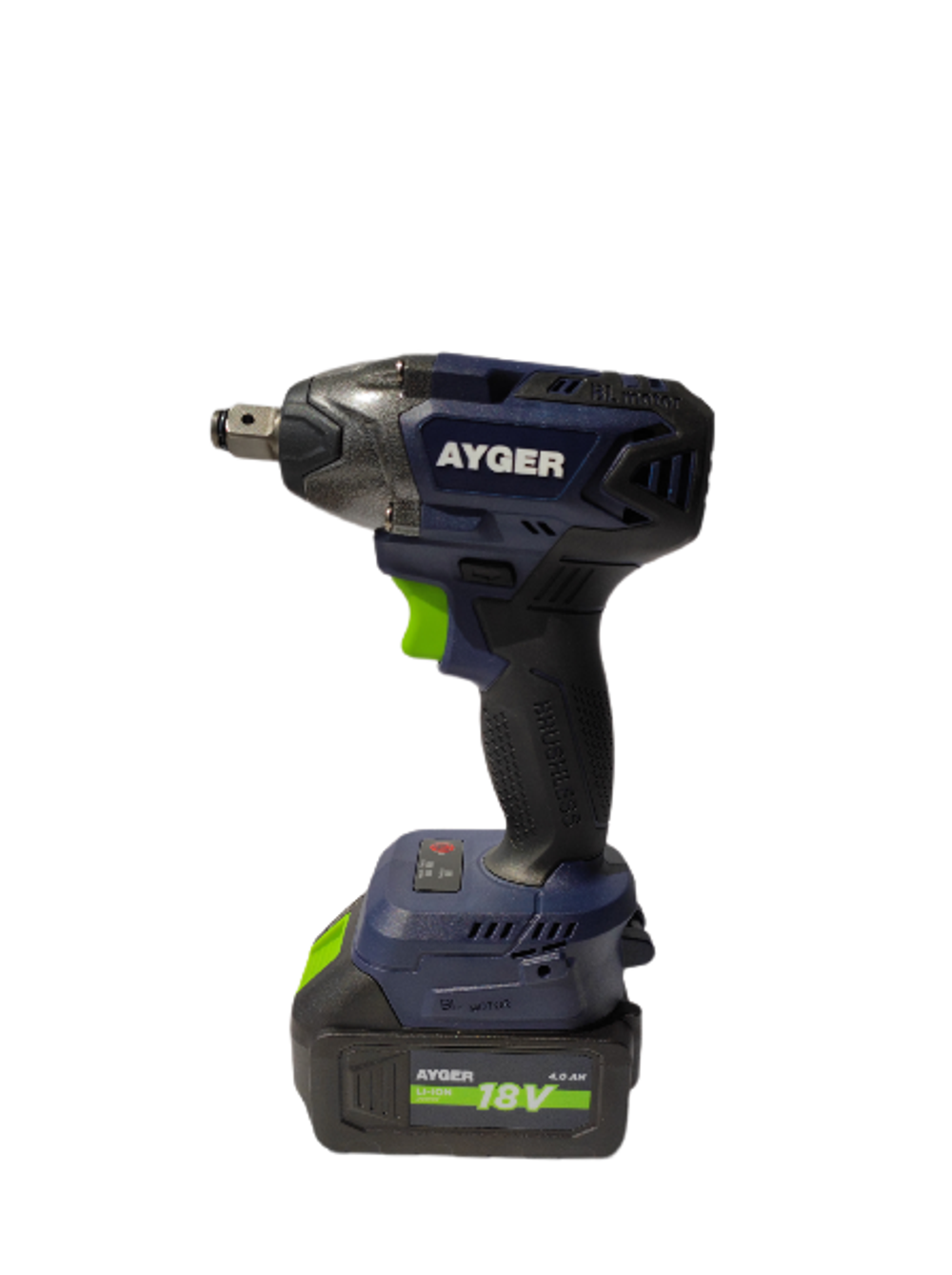 Гайковерт аккумуляторный Ayger APW18BL4 4Ah бесщеточный