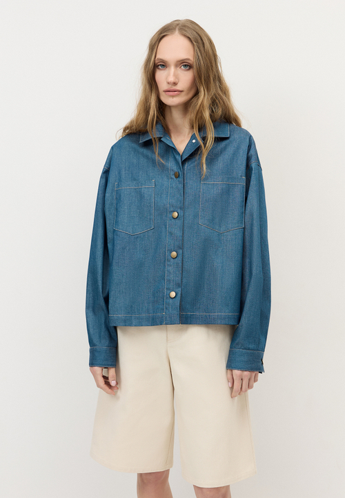 Рубашка из денима