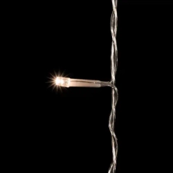 Светодиодный занавес 2*3 м., 600 теплых белых LED ламп, мерцание, облегченный, прозрачный провод ПВХ, LTC (PCL600NOTBLW-10-2WW)