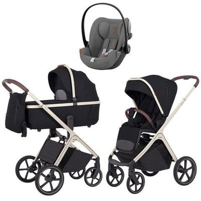 Коляска Carrello Vector CRL-6550 и автокресло Cybex Cloud G i-Size Lava Grey 3 в 1 Pearl Black