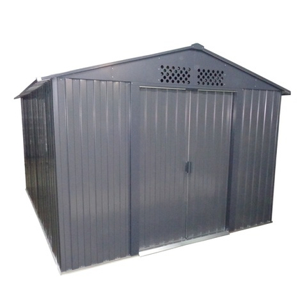 Металлический сарай GreenStorage Арчер D серый