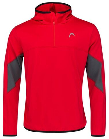 Мужская теннисная кофта Head Club 22 Tech Hoodie M - красный