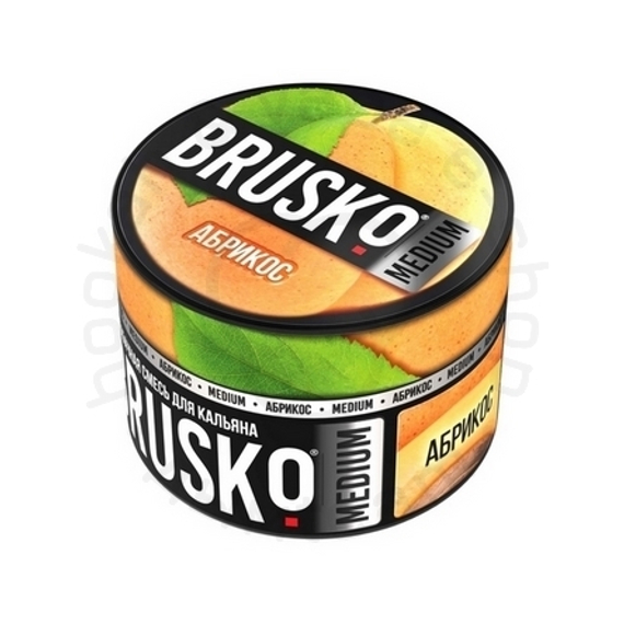 Бестабачная смесь для кальяна BRUSKO, 50 г, Абрикос, Medium
