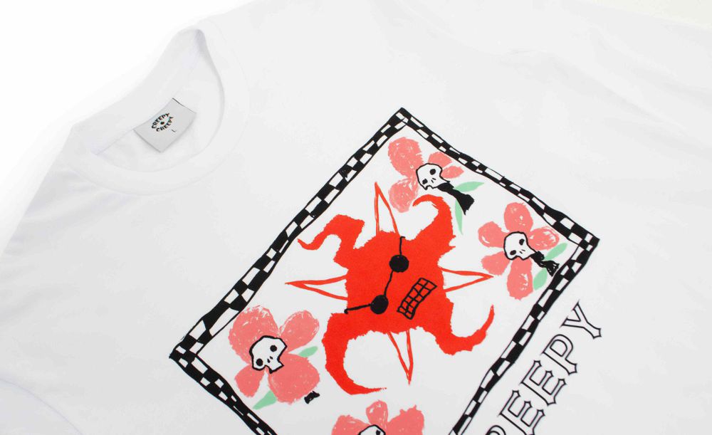 Лонгслив Creepy Clothing Солнышко белый