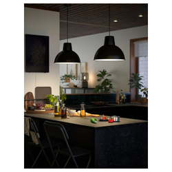 IKEA SKURUP  (ИКЕА СКУРУП)  -  Подвесной светильник, черный, 38 см