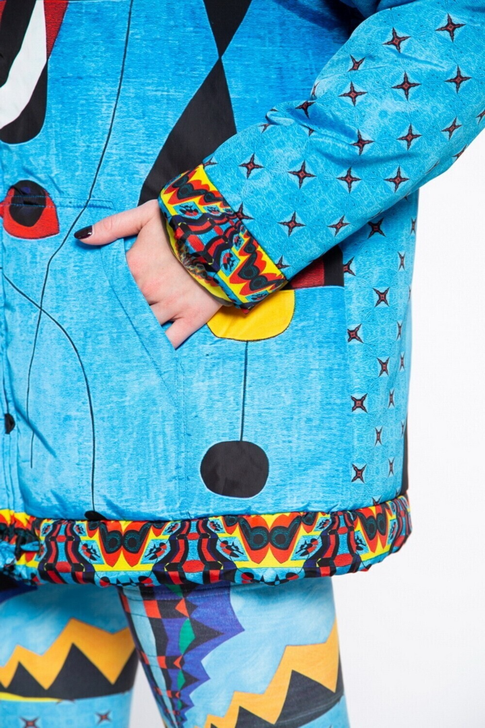 Куртка "Миро", по мотивам абстрактной живописи Жоан Миро