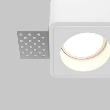 Встраиваемый светильник 2*GU10 DL123-GU10-02-W белый Gyps Modern Maytoni Technical