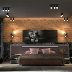 370739 OVER NT21 421 черный Светильник накладной IP20 GU10 9W 235V FLAX