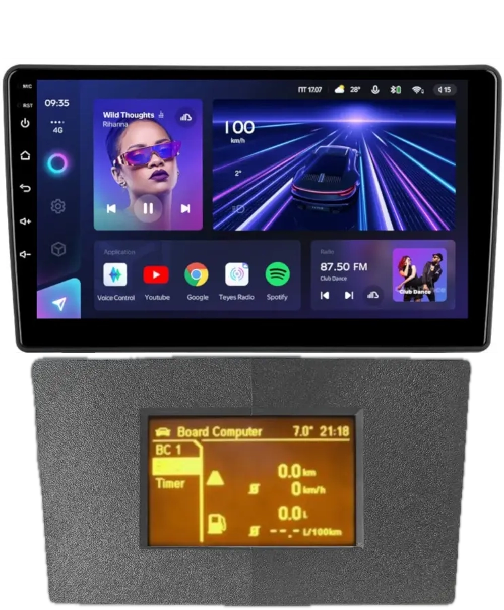 Магнитола для Opel Astra H (перенос БК вниз, серая) - Teyes CC3 Android 10, ТОП процессор, 4/32 Гб, CarPlay, 4G SIM-слот