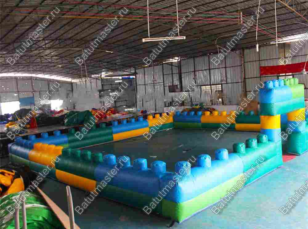 Надувная игровая комната "Лего" размер 5*5*1,5 м