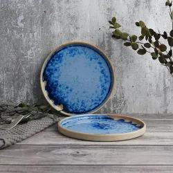 Тарелка с бортом d 21 см h1,6 см Dark Blue Panasia P.L. Proff Cuisine [1]