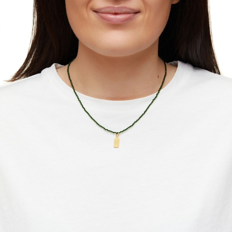 Колье Делийский Изумрудный Кристалл