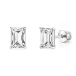 Серьги Сингапур с горным хрусталем