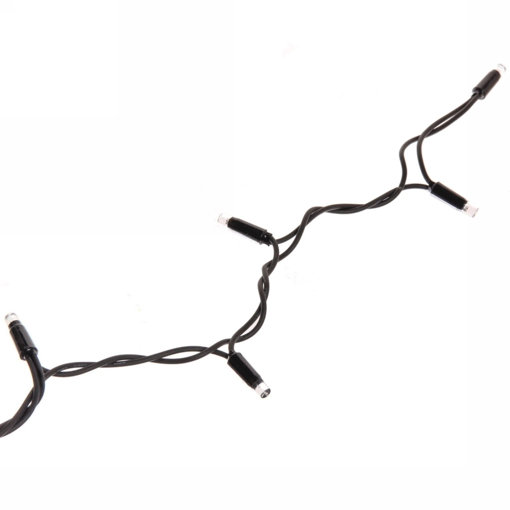 Гирлянда для улицы БАХРОМА «Мерцание» ш5м* в40/60см 180 ламп LED, черный провод, IP-65, Мультицвет (возможность соединения)