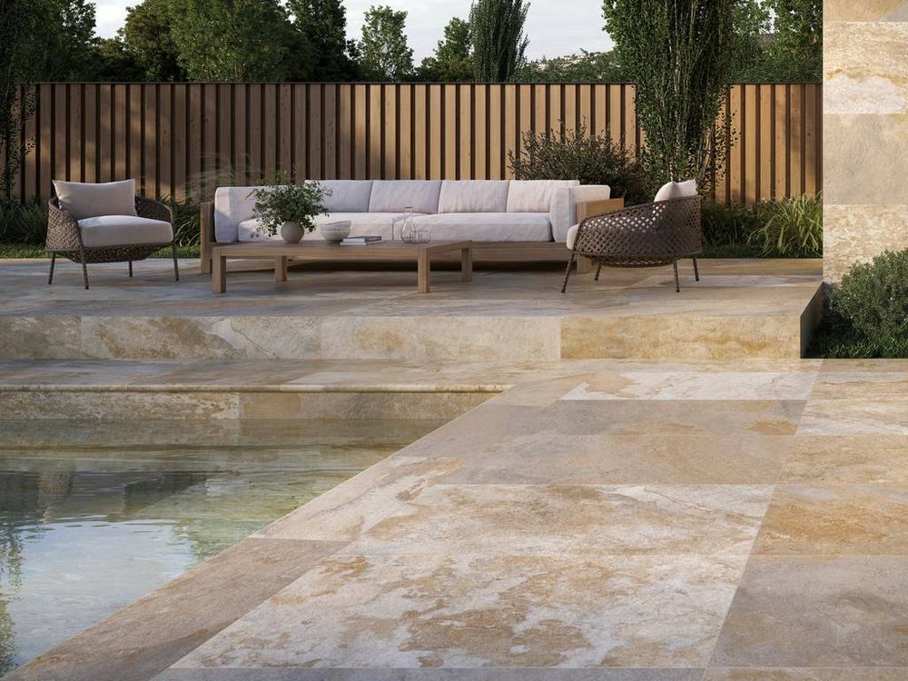 Terraslab, Sinai Beige Base C3/R11 Antislip 600х1200х20мм 1шт/уп - керамогранит уличный
