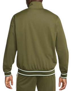 Мужская теннисная кофта Nike Court Heritage Suit Jacket - rough green/seasame/mint foam