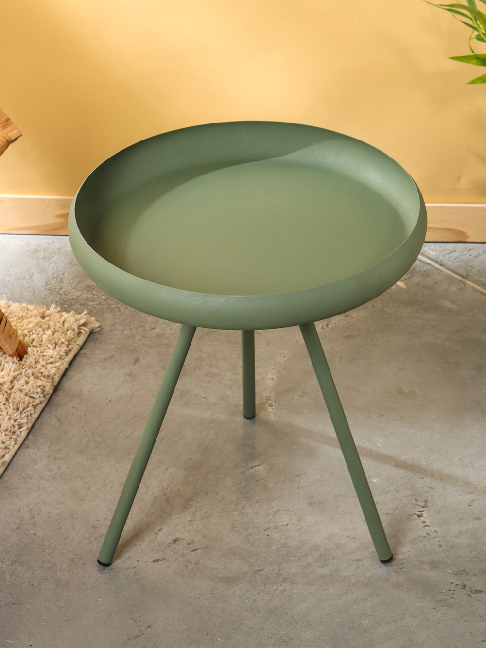 Столик кофейный текстурный "Болотный" 45х45х52 см