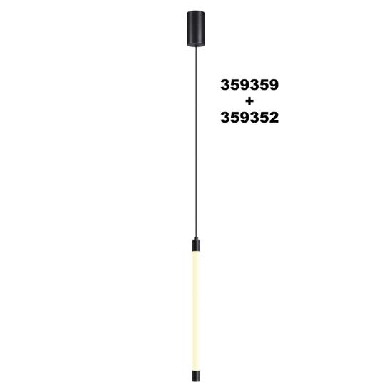 359352 KONST NT24 058 черный Светильник линейный светодиодный IP20 LED 6W 170-265V 4000K 480Лм VITZ