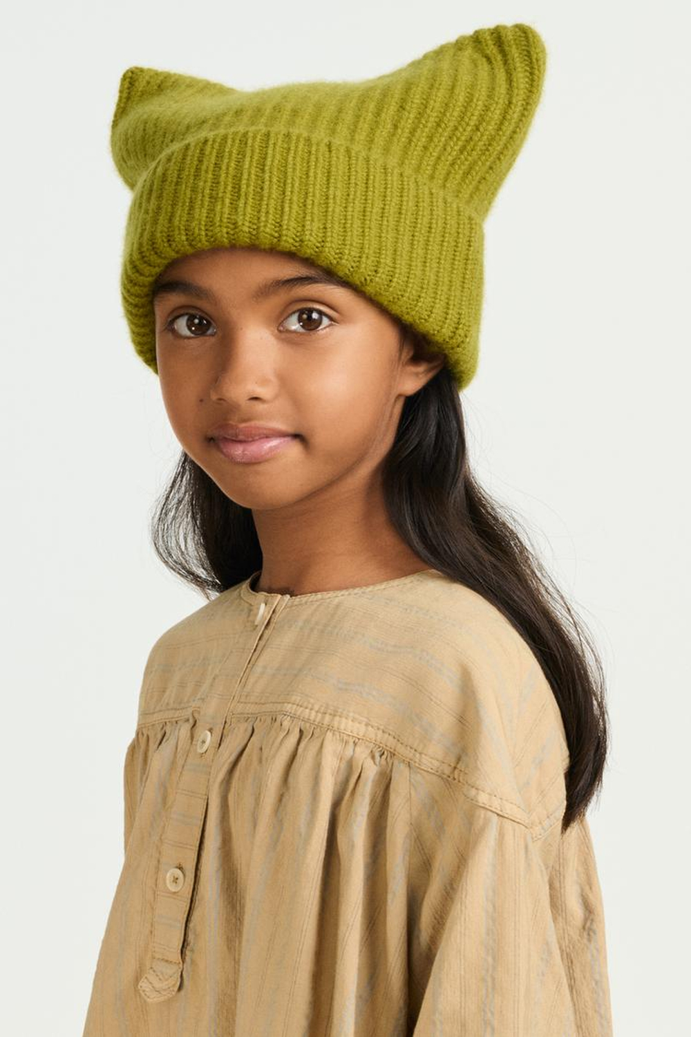 ZARA ПЛАТЬЕ ИЗ СМЕСОВОГО ЛЬНА С ДЛИННЫМИ РУКАВАМИ, ПОЛОСКИ