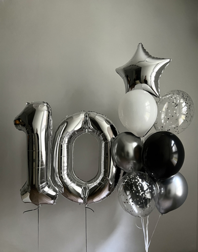 Набор для Ребёнка 27 чёрно-серебряный