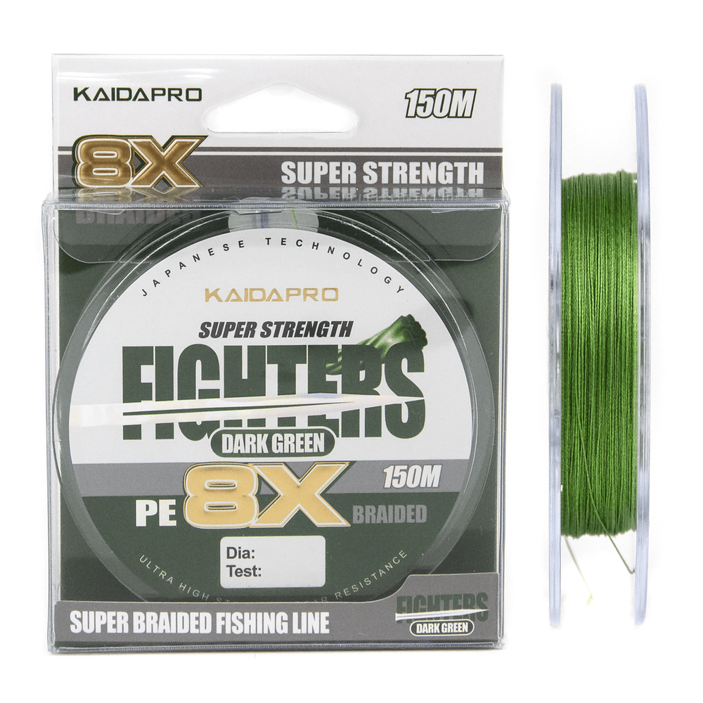 Плетенка Kaida Fighters 8X Dark Green (150м)